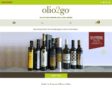 Tablet Screenshot of olio2go.com
